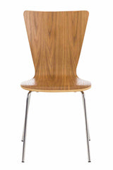 Set di 2 sedie attesa impilabili Aaron in legno di quercia, design classico e intramontabile per ogni ambiente.