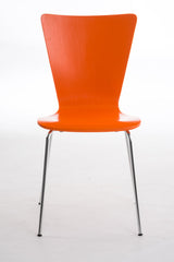 4er Set Besucherstuhl Aaron - orange