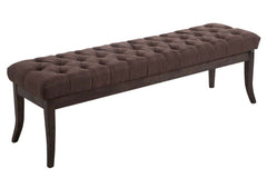 Sitzbank Ramses Stoff antik-dunkel 150 - braun