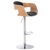 Barhocker Kingston C Stoff - natura/dunkelgrau