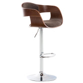 Barhocker Kingston C Stoff - walnuss/braun
