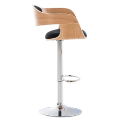 Barhocker Kingston C Stoff - natura/schwarz