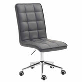 Arbeitshocker Peking V2 Kunstleder - grau
