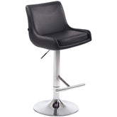 Barhocker Club Kunstleder C - schwarz