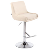 Barhocker Club Kunstleder C - creme