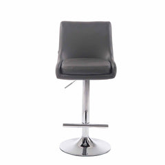 Barhocker Club Kunstleder C - grau