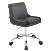 Arbeitshocker Club Kunstleder - grau