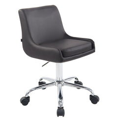 Arbeitshocker Club Kunstleder - grau