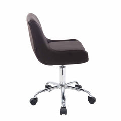 Arbeitshocker Club Kunstleder - braun