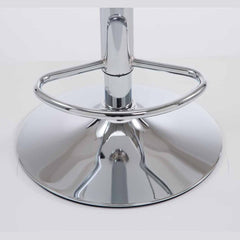 2er Set Barhocker Las Vegas V2 Kunstleder chrom - lila