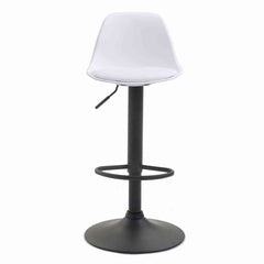 Barhocker Kiel Kunstleder schwarz - weiß