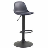 Barhocker Kiel Kunstleder schwarz - schwarz