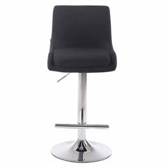 2er Set Barhocker Club Kunstleder chrom - schwarz