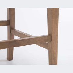 2er Set Barhocker Louise Stoff antik-hell - hellgrau