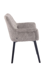 Esszimmerstuhl Cassidy Vintage Kunstleder schwarz - grau