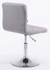 2er Set Lounger Palma V2 Stoff - grau by Dropshipping-Europe – Barhocker