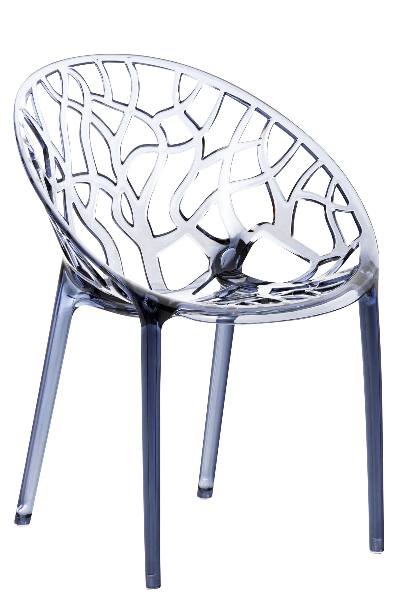 Stapelstuhl CRYSTAL - grau - InfinityMarket