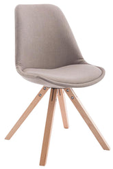 Besucherstuhl Toulouse Stoff Natura Square - taupe