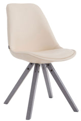 Besucherstuhl Laval Square grau - creme