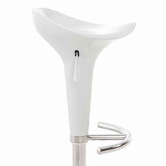 2er Set Barhocker Saddle - weiß - InfinityMarket