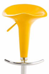 2er Set Barhocker Saddle - gelb