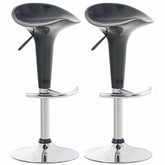 2er Set Barhocker Saddle - grau