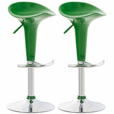 2er Set Barhocker Saddle - grün