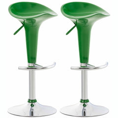 2er Set Barhocker Saddle - grün