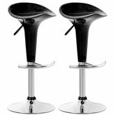 2er Set Barhocker Saddle - schwarz