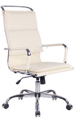 Bürostuhl Bedford Kunstleder - creme