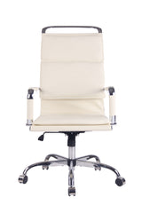 Bürostuhl Bedford Kunstleder - creme