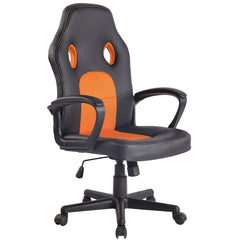 Bürostuhl Elbing - schwarz/orange