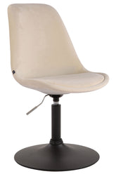 Esszimmerstuhl Maverick Samt schwarz - creme