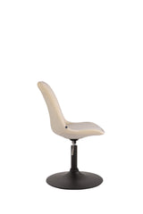 Esszimmerstuhl Maverick Samt schwarz - creme