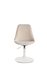 Esszimmerstuhl Maverick Samt weiß - creme