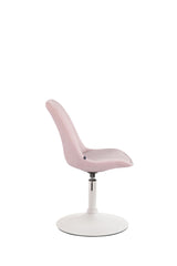 Esszimmerstuhl Maverick Samt weiß - pink