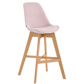 Barhocker Cannes Samt natura - pink - InfinityMarket