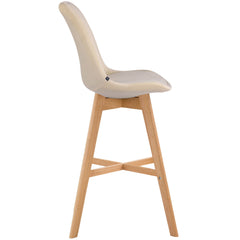 Barhocker Cannes Samt natura - creme - InfinityMarket