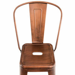4er Set Barhocker Aiden - kupfer by Dropshipping-Europe – Barhocker