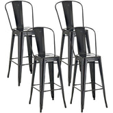 4er Set Barhocker Aiden - schwarz by Dropshipping-Europe – Barhocker