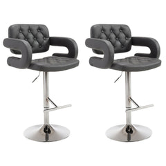2er Set Barhocker Dublin C - grau