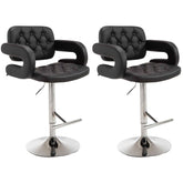 2er Set Barhocker Dublin C - schwarz