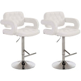 2er Set Barhocker Dublin C - weiß