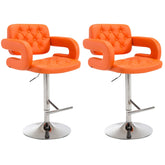 2er Set Barhocker Dublin C - orange