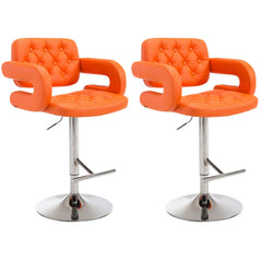 2er Set Barhocker Dublin C - orange