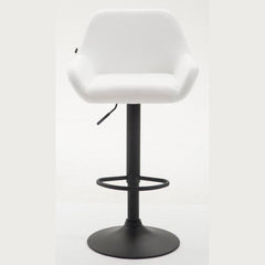 2er Set Barhocker Braga Kunstleder schwarz - weiß