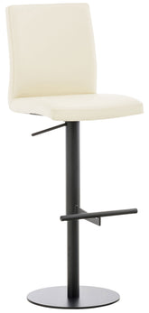 Barhocker Cadiz Kunstleder schwarz - creme