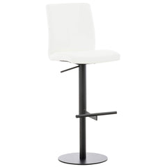 Barhocker Cadiz Kunstleder schwarz - weiß
