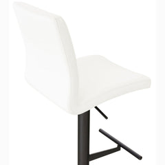 Barhocker Cadiz Kunstleder schwarz - weiß