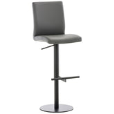 Barhocker Cadiz Kunstleder schwarz - grau